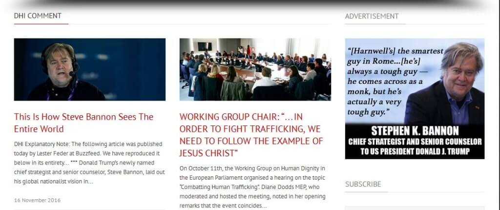 DHI frontpage