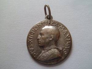 Medaille voorkant - Pius XII Pontifex Maximus